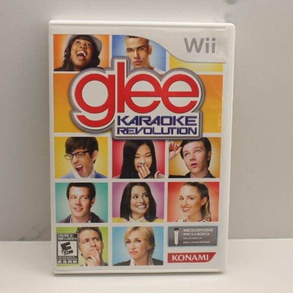 Karaoke Revolution: Glee (Nintendo Wii, 2010) Complete In Box CIB w/ Manual - Picture 1 of 4